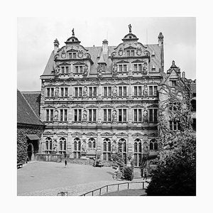 Friedrichsbau Building at Castle, Heidelberg Germany 1938, Printed 2021-DYV-990641