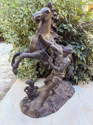 Frightened Horse, Large Bronze Sculpture, 20th Century-ZFY-1783325