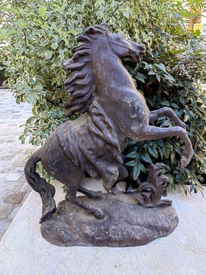 Frightened Horse, Large Bronze Sculpture, 20th Century-ZFY-1783325