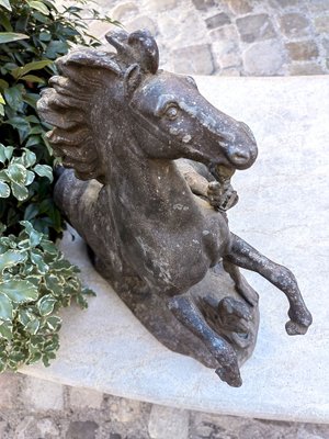 Frightened Horse, Large Bronze Sculpture, 20th Century-ZFY-1783325