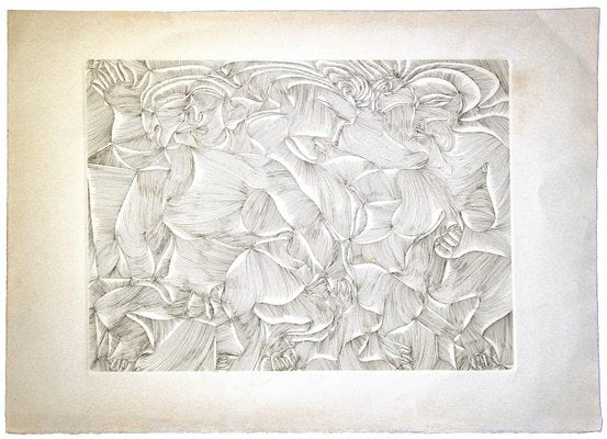 Fritz Baumgartner, Composition, Lithograph, 1970s-ZCI-871604