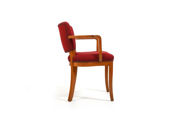 Fritz Hansen Chair in Oak, 1930s-RA-2036204