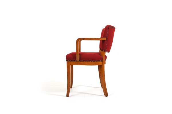 Fritz Hansen Chair in Oak, 1930s-RA-2036204