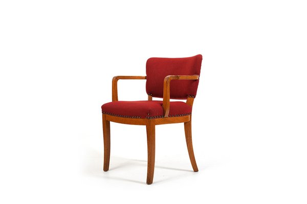 Fritz Hansen Chair in Oak, 1930s-RA-2036204