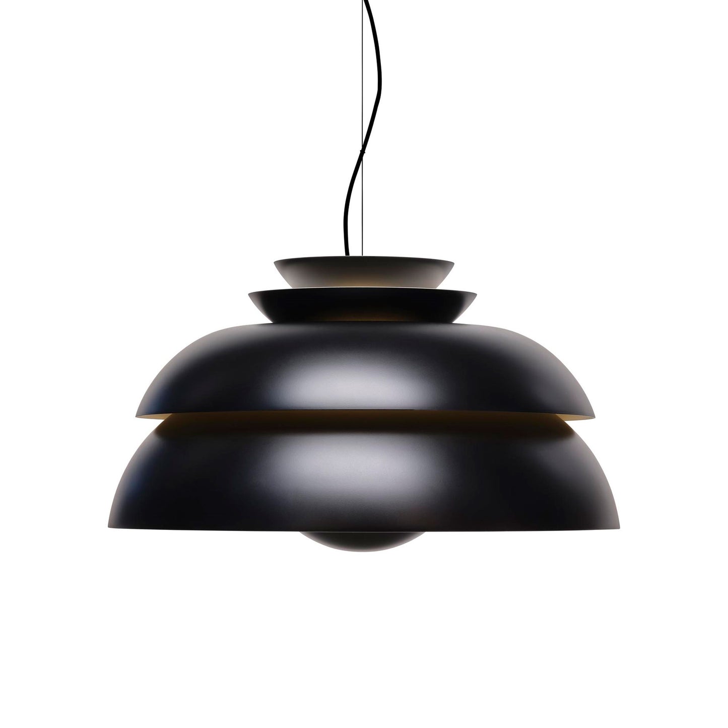 Concert P3 Pendant Lamp by Fritz Hansen #Matt Black