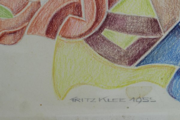 Fritz Klee, Abstract Composition, Germany, 1955, Drawing-KEG-1144860