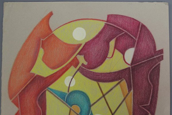 Fritz Klee, Abstract Composition, Germany, 1959, Drawing-KEG-1144863