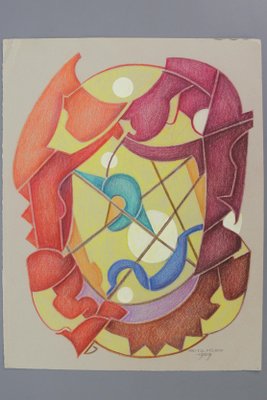 Fritz Klee, Abstract Composition, Germany, 1959, Drawing-KEG-1144863