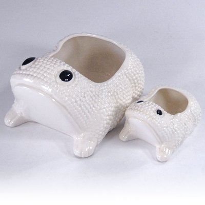 Frog Planters by Jean Roger, Set of 2-GIW-1016626