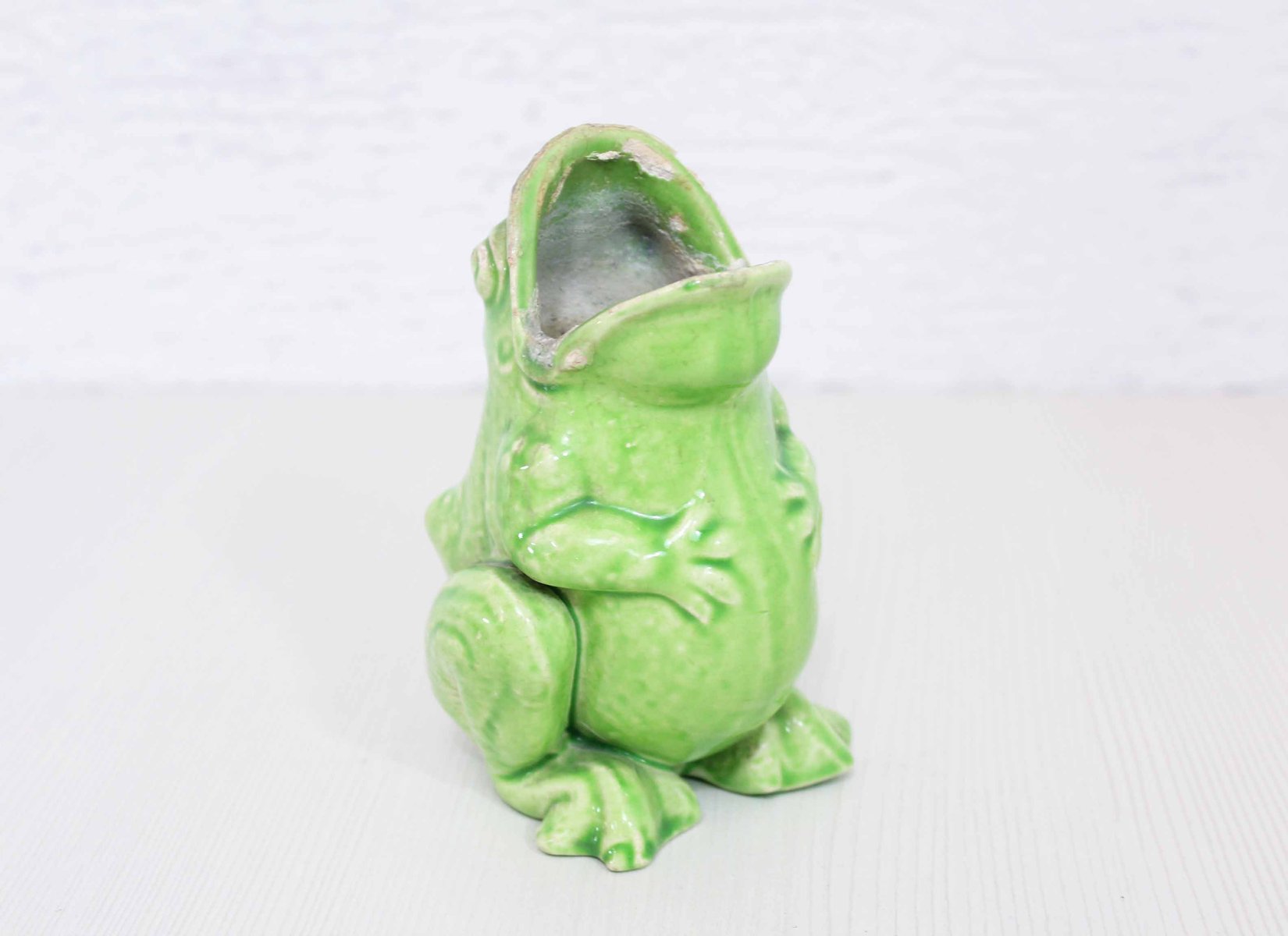 Frog Vase from Sarreguemines, 1950s