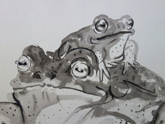 Frogs Drawing by Pierre-Yves Tremois-KHH-542966