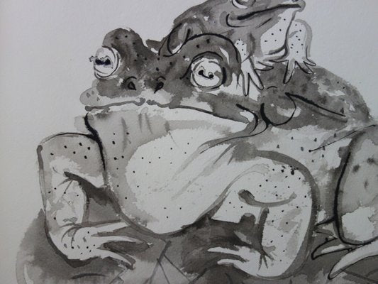 Frogs Drawing by Pierre-Yves Tremois-KHH-542966