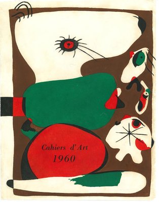 Frontispiece for Cahiers d'Art - Lithograph by J. Mirò - 1960-ZCI-754775