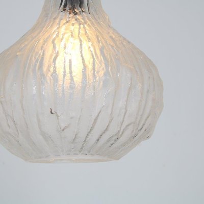 Frosted Glass Hanging Lamp, Austria, 1960s-DV-1087604