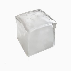 Frosted Glass Ice Cube Table Lamp from Ikea, 1990s-NUX-993927