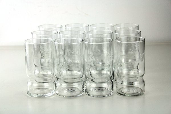 Frosted Glasses from Omig, 1968, Set of 12-ZWH-1404635