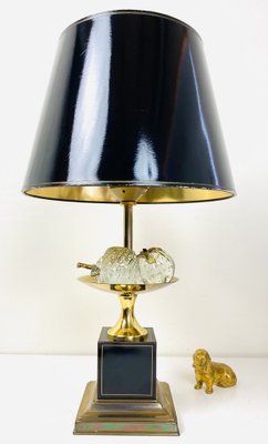 Fruit Bowl Table Lamp from Maison Le Dauphin, 1970s-WZZ-1342168