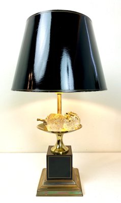 Fruit Bowl Table Lamp from Maison Le Dauphin, 1970s-WZZ-1342168