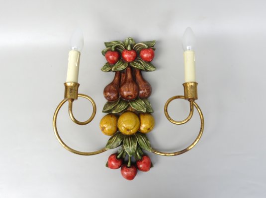 Fruit Wall Light, Palladio, Italy, 1960s-EY-1315497