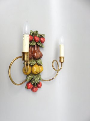 Fruit Wall Light, Palladio, Italy, 1960s-EY-1315497