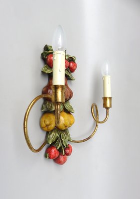 Fruit Wall Light, Palladio, Italy, 1960s-EY-1315497