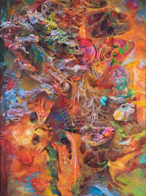 Fu Ze-Nan, Abstract Expressionism New Wild No.6, 2016, Oil on Linen-CHG-2030328