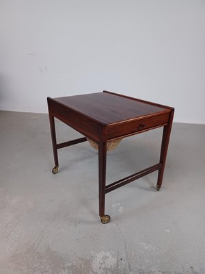 Fully Danish Rosewood Sewing Table, 1960s-VVO-1995298