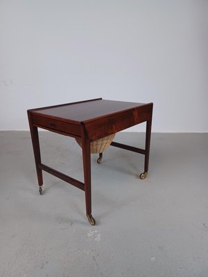 Fully Danish Rosewood Sewing Table, 1960s-VVO-1995298