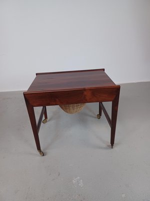 Fully Danish Rosewood Sewing Table, 1960s-VVO-1995298