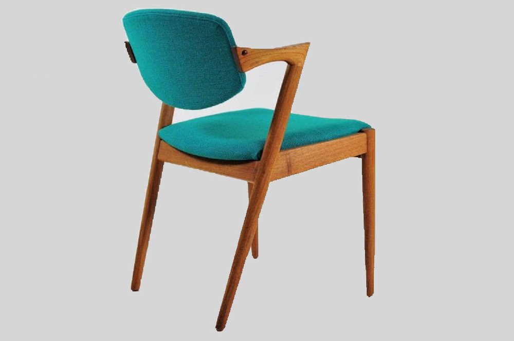 Fully Renovated Dining Chairs in Teak by Kai Kristiansen for Schou Andersen, 1960s, Set of 12