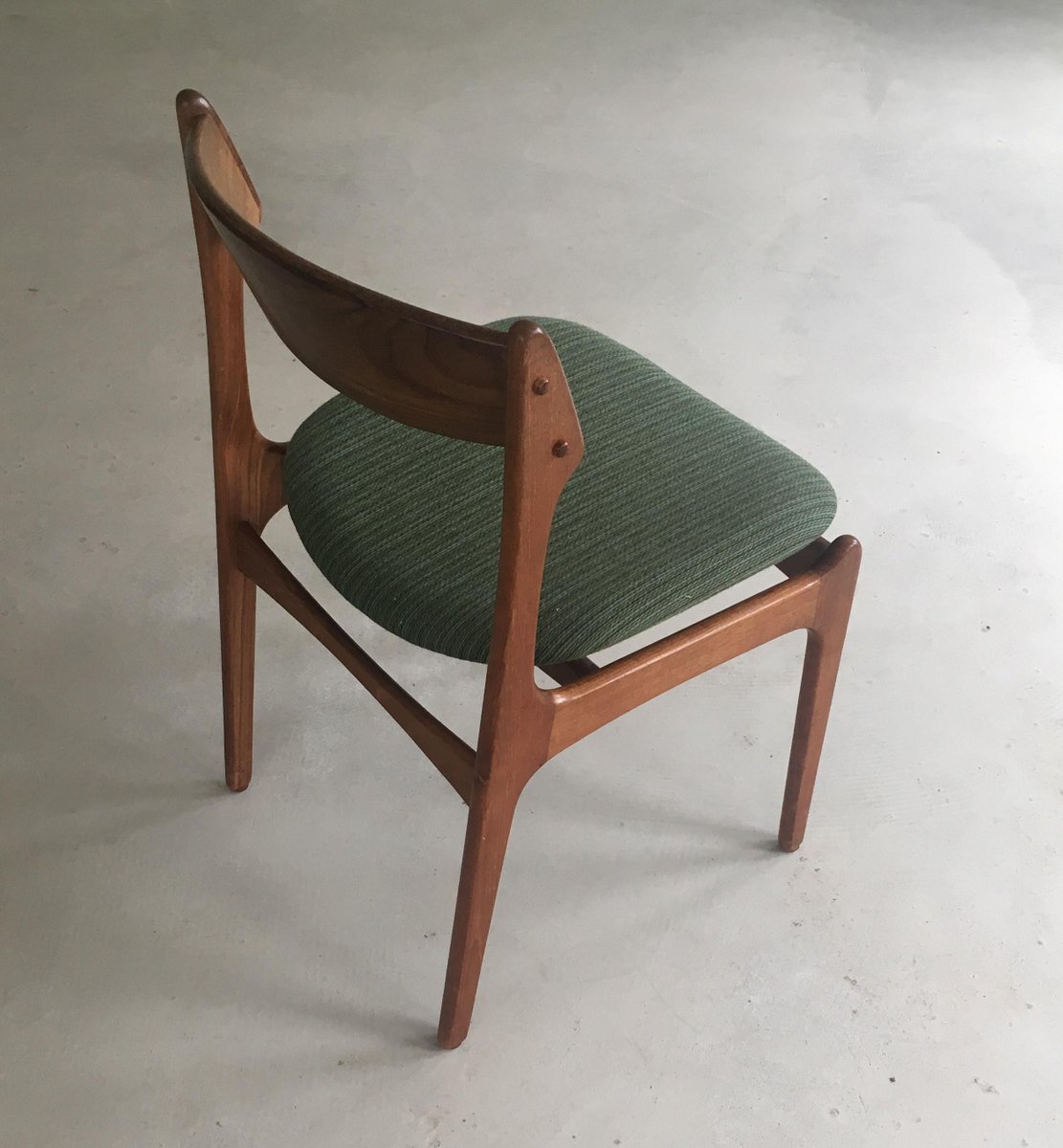 Fully Restored Danish Teak Dining Chairs by Erik Buch for Odense Maskinsnedkeri / O.D. Møbler, 1960s, Set of 6