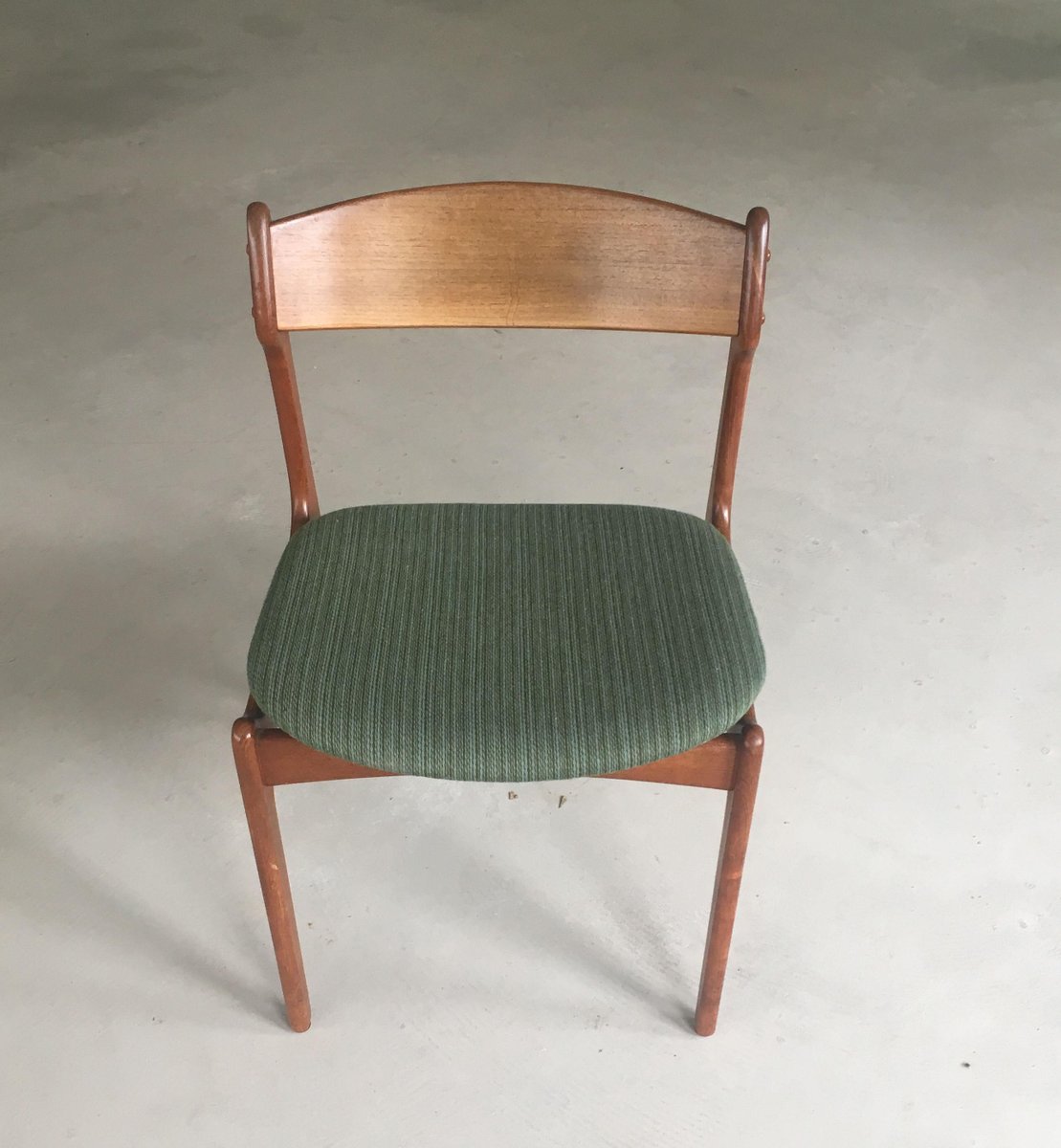 Fully Restored Danish Teak Dining Chairs by Erik Buch for Odense Maskinsnedkeri / O.D. Møbler, 1960s, Set of 6