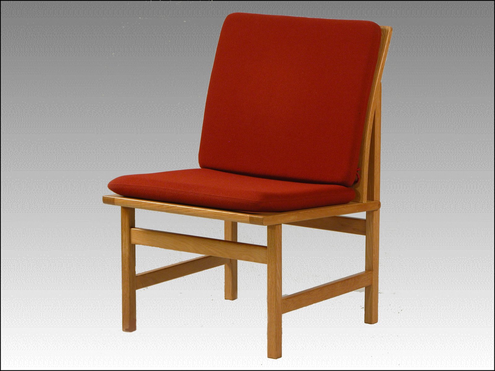 Fully Restored Model 3232 Lounge Chairs by Børge Mogensen for Fredericia, 1960s, Set of 4