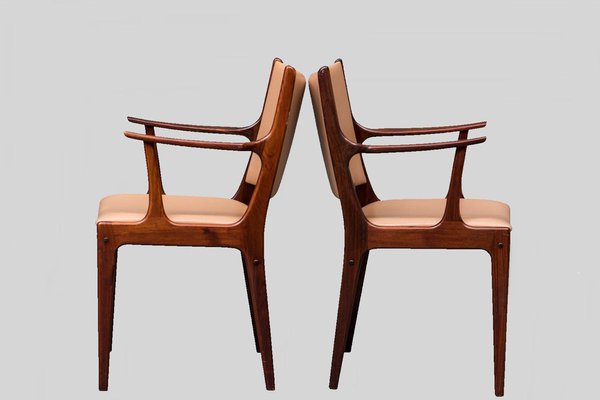 Fully Restored Rosewood Armchairs in Reupholstery by Johannes Andersen for Uldum Møbelfabrik, Set of 2-VVO-1974116