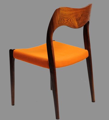 Fully Restored Rosewood Dining Chairs by Niels Otto Møller, 1960s, Set of 8-VVO-577308