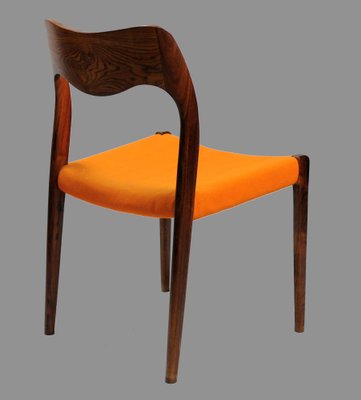 Fully Restored Rosewood Dining Chairs by Niels Otto Møller, 1960s, Set of 8-VVO-577308