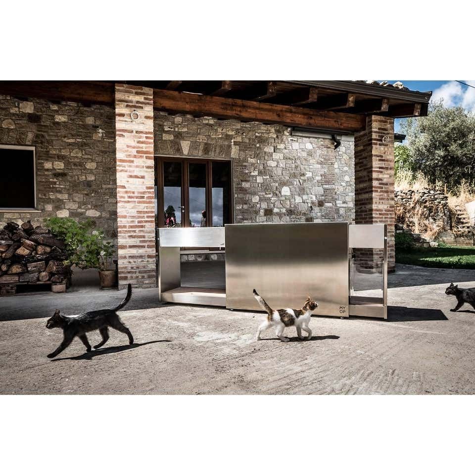 Functional Stainless Steel Garden Charcoal Barbecue from MYOP