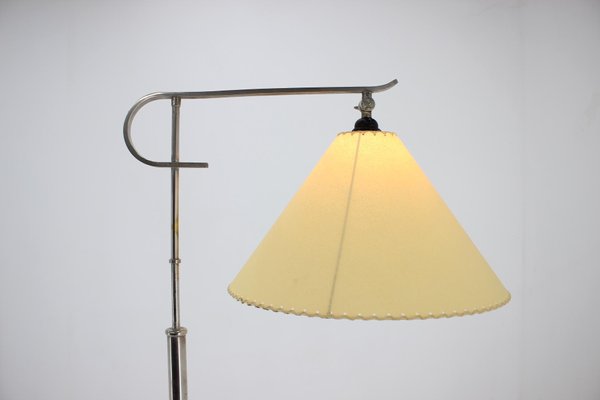 Functionalist Bauhaus Chrome Adjustable Floor Lamp, 1930s-TZ-890831