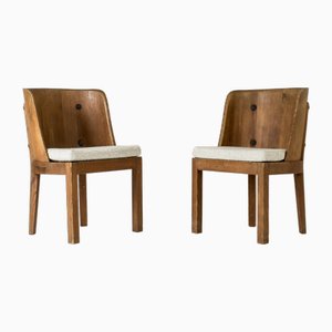 Functionalist Lovö Armchairs by Axel Einar Hjorth, 1930s, Set of 2-NL-1806564