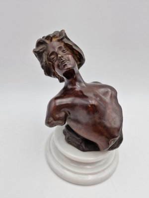 G. Renda, Ecstasy, Bronze Sculpture on Marble Base-RKF-1804065