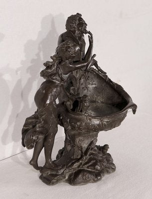 G. Van De Voorde, La Fontaine, 1900, Pewter-RVK-1424656