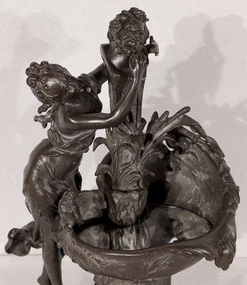 G. Van De Voorde, La Fontaine, 1900, Pewter-RVK-1424656