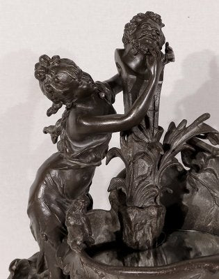 G. Van De Voorde, La Fontaine, 1900, Pewter-RVK-1424656