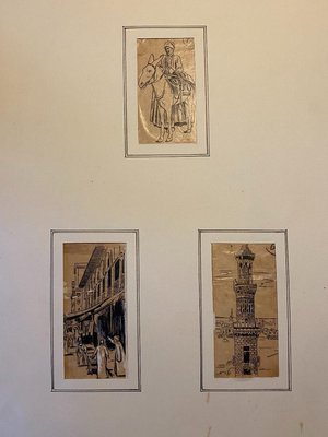 Gabriele Galantara - Travel To the East - Original Drawing - 1920s-ZCI-870842