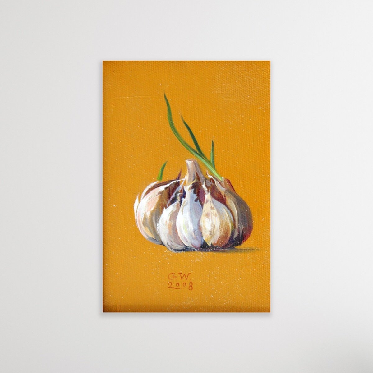 Gabryela Wasowicz, Garlic Ii, 2008, Oil on Canvas