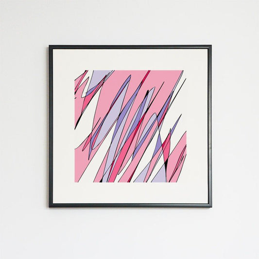 Gaëlle Wagner, Lavender and Pink Diagonals, 2018 Gaëlle Wagner, 2018,