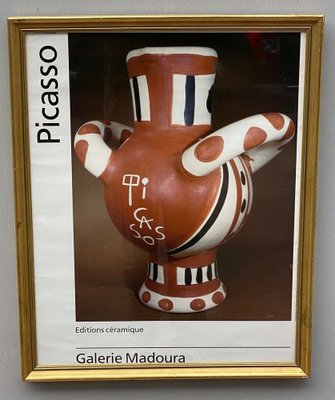 Galerie Madoura Picasso Editions Céramiques Poster, Vallauris, France, Framed-QKG-1357229