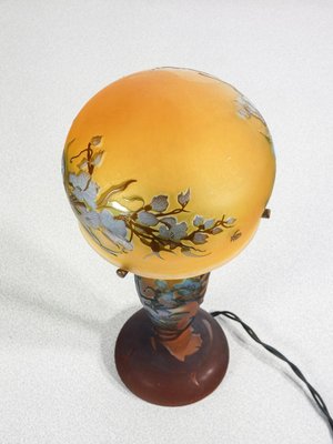 Galle Style Table Lamp in Glass and Metal-OJE-2026427