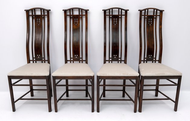 Gallery Chairs from Giorgetti, Italy, 1980s, Set of 4-FER-960884