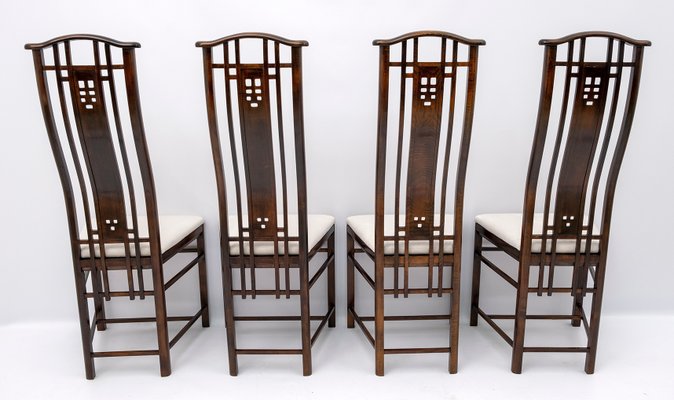 Gallery Chairs from Giorgetti, Italy, 1980s, Set of 4-FER-960884